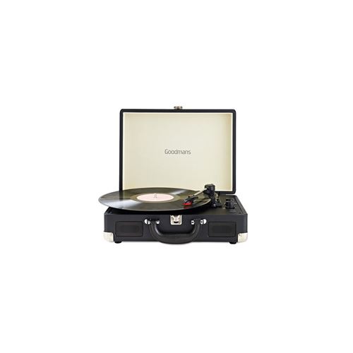 Tourne Disque Retro bluetooth Noir - GOODMANS - 33/45/78