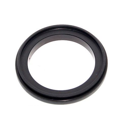 Caruba Reverse Ring Canon EOS-77mm adaptateur d'objectifs d'appareil photo - adaptateurs d'objectifs d'appareil photo (Noir, 7,7 cm)