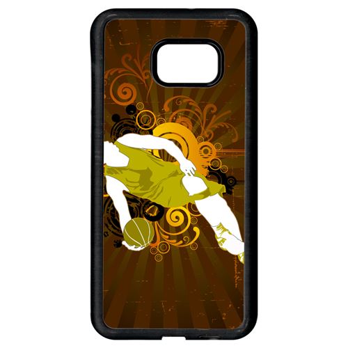 Etui à rabat samsung galaxy s6 edge plus basketball vector