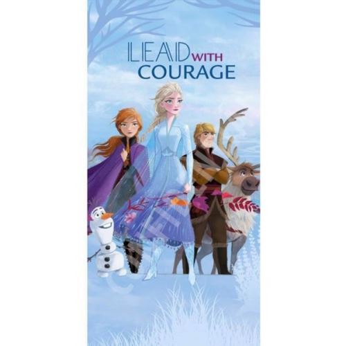 Reine des Neiges 2 Courage - Serviette de Bain - Drap de Plage Coton