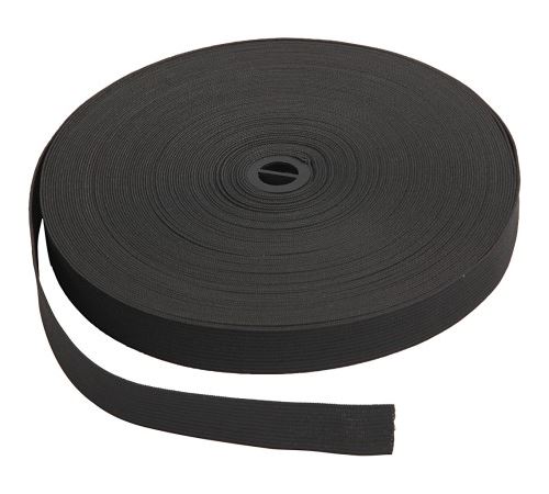Ruban élastique - Noir - 20 mm x 25 m