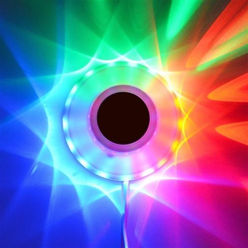 MAX Sunflower Jeu de lumière disco 48 x LED RVB contrôle par le son