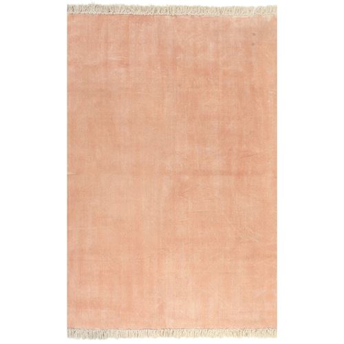 vidaXL Kelim vloerkleed 120x180 cm katoen roze