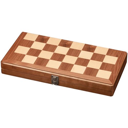 Échiquier Enroulable Philos – Case De 50 Mm, PVC Marron Et Crème, 440 X 440 Mm