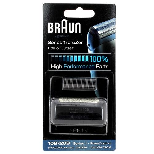 Grille+couteau series 1/cruzer 10b/20b pour Rasoir Braun