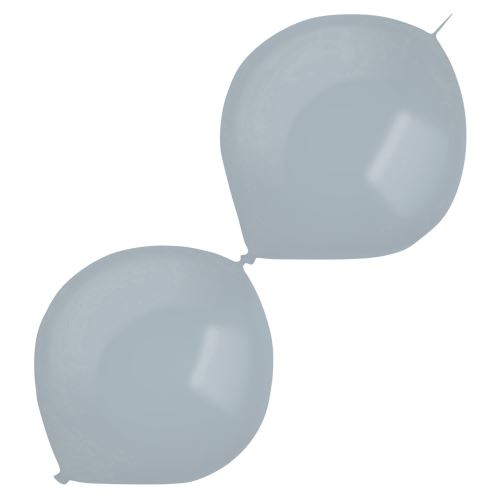 Amscan ballons pendulaires 30 cm en latex gris 50 pièces
