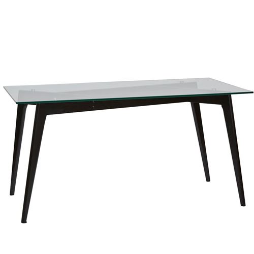 Table de repas Verre/Noir - SAMBA