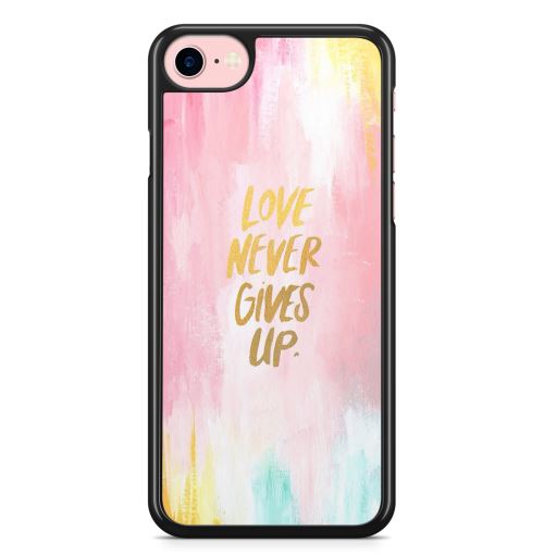 Coque Fifrelin pour iPhone 7 PLUS et iPhone 8 PLUS Love never gives up citation