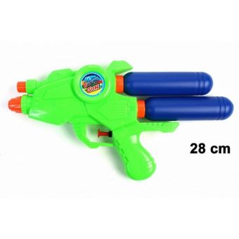 Pistolet A Eau 28 Cm Double Jet Et Double Reservoir Jouet