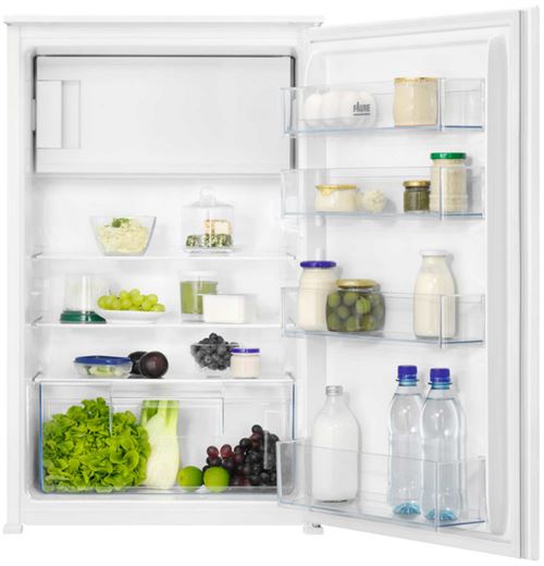 Faure réfrigérateur intégrable 1 porte 4 étoiles 123 litres fsan88fs