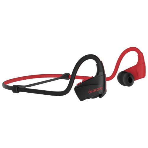 Divacore Redskull - Ecouteurs sans fil Sport HD - Rouge