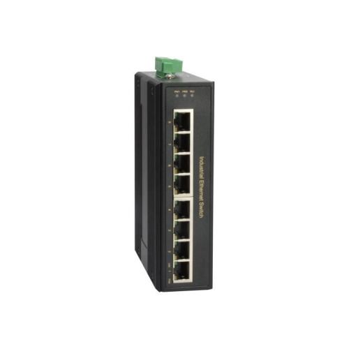 Level One IGP-0802 Commutateur 8 x 10-100-1000 (PoE+) Montage sur rail DIN PoE+ (200 W) Tension CC