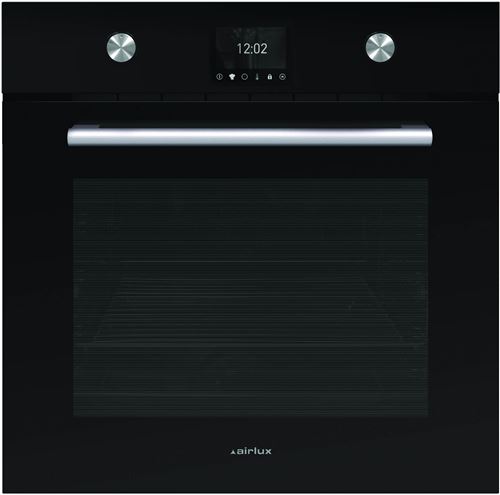 Airlux Serie 200 AFP212BK - Four - intégrable - niche - largeur : 56 cm - profondeur : 56 cm - hauteur : 59.5 cm - avec système auto-nettoyant - classe A - noir