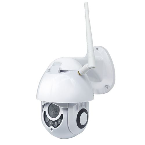 Voix bidirectionnelle sécurité à la maison vision nocturne extérieure caméra IP WIFI 1080P sans fil - Multicolore