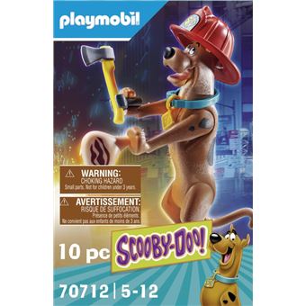 Playmobil Scooby-Doo ! 70712 Scooby-Doo Pompier