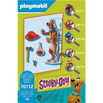 Playmobil Scooby-Doo ! 70712 Scooby-Doo Pompier
