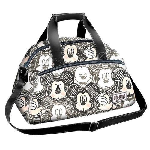 Karactermania Disney Classic Mickey Oh Boy-Uptown Sports Bag Sac de sport grand format, 51 cm, 9 liters, Noir (Black)