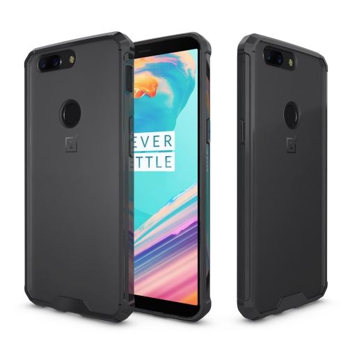 OnePlus 5T Coque Protection TPU arrière antichoc armure transparente Noir ALS64156