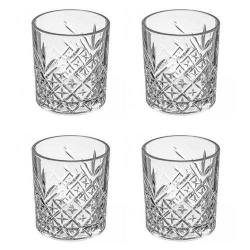 Paris Prix Transparent Secret De Gourmet - Lot De 4 Verres Whisky Timeless 34Cl