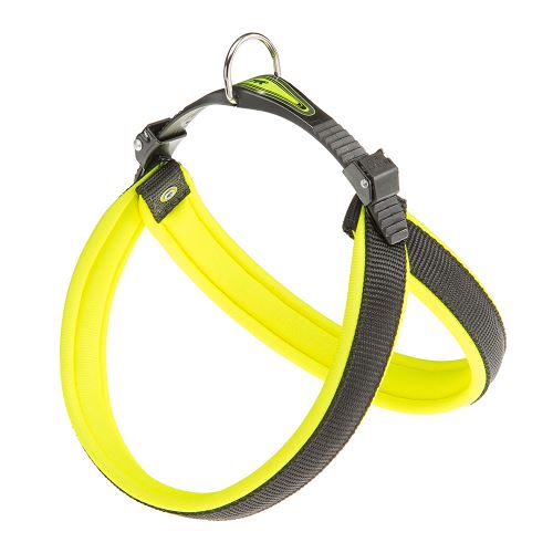 Comparer les prix de Ferplast Harnais ergonomique pour chiens AGILA FLUO 5, ajustement parfait, fermeture à double micro-régulation, rembourrage souple, A=B 50÷58 cm 20 mm Vert