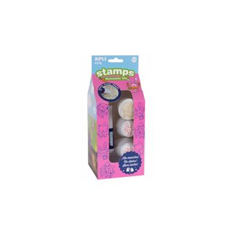 Boite tampons effacables animaux domestiques 3 unites