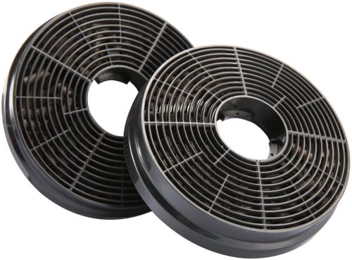 Cp120 Filtre a Charbon Actif - 2pcs - Accessoires Pour Ciarra Hotte Aspirante - Noir