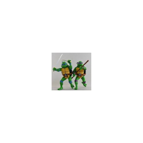Les Tortues ninja - Pack 2 figurines Leonardo & Donatello 18 cm
