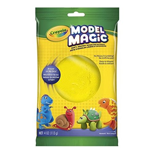 Crayola model magic - sachet individuel 113gr - pâte à modeler - jaune
