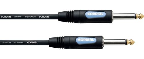 Cordial CCFI1.5PP - Câble jack-jack droit 1.5 m mono