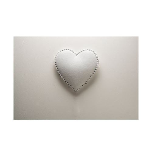Applique coeur - Gris