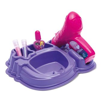 Clementoni studio Crazy Chicde manucure pour filles violet/rose 5-pièces - 1