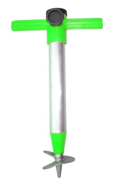 Pincho porte-parapluie 23-35 mm aluminium 32 cm chrome/vert