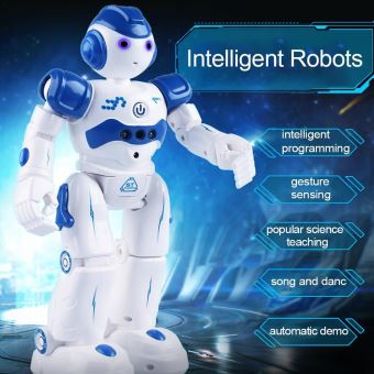 Rc Telecommande Intelligente Robot D Action Marche Geste De Danse Capteur De Noel Cadeau Nouveau Robots Achat Prix Fnac