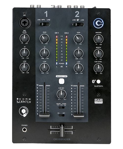 Table de mixage DJ DAP Audio D2312 CORE SCRATCH