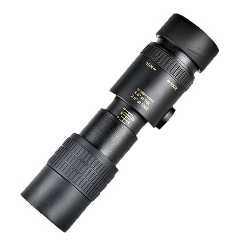 Télescope 4K 10 à 300 x 40 mm Téléobjectif Zoom Monoculaire-Noir