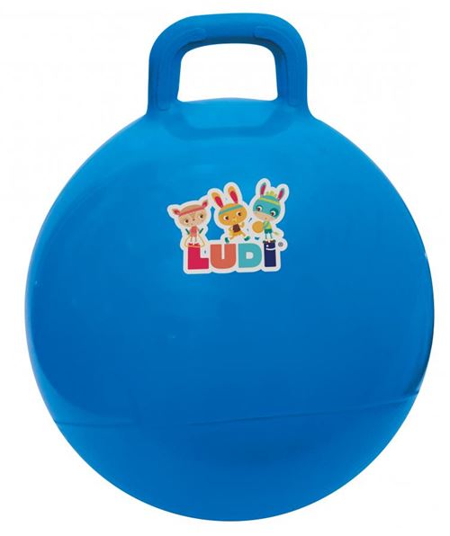 Ludi Ballon sauteur 45 cm : Bleu