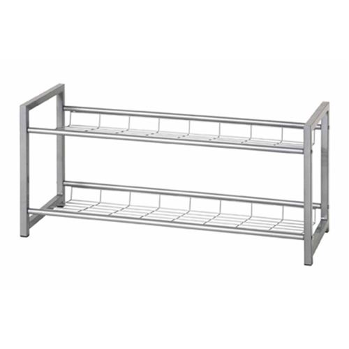 Etagere rangement chaussures Janis 80x38x30 cm aluminium