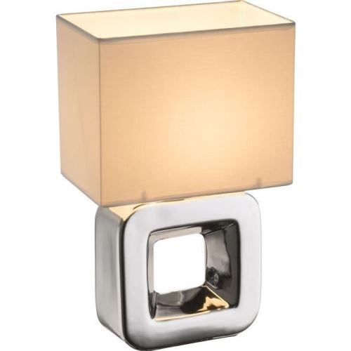 Lampe a poser en céramique 32x12x20 cm Blanc