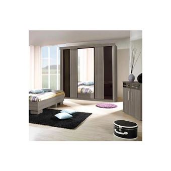 Armoire Garde Robe Dublin Trois Portes Coulissantes Coloris