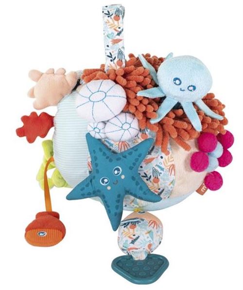 Miniland jouet d'activité récif corallien 20 x 17 cm coton