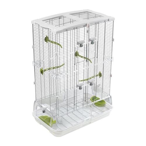 cage vision m02 blanc/vert