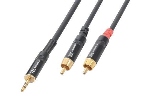 INECK® Câble 1,5m RCA Jack Audio Stéréo Cordon Jack 3.5mm vers 2 RCA Mâle  Compatible avec TV PC Smartphone Ampli Chaîne HiFi Barre de Son Home Cinéma  Autoradio Enceinte (1,5M) - Connectique