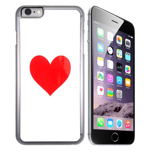 Coque pour iPhone 7 PLUS coeur rouge