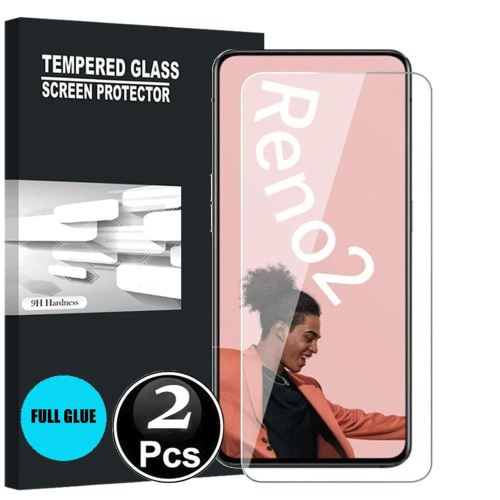 Oppo Reno2 Z Vitre protection d'ecran en verre trempé incassable lot de [X2] Glass