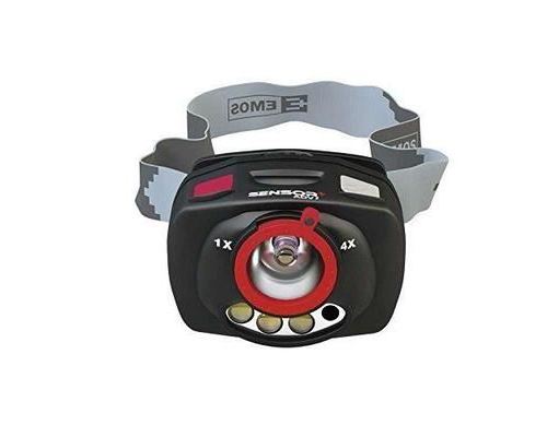 Emos Les lampe frontale 1 plus 2 lED, capteur infrarouge et focus 3 x aAA - PHM0M3A011