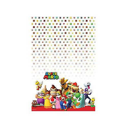Super Mario Bros. Nappe en plastique