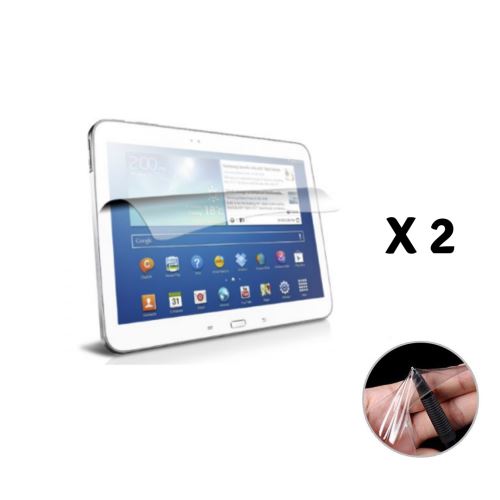 Lot de 2 Films Protection pour Samsung Galaxy TAB 3 10.1 - Protecteur Ecran en Plastique Ultra Resistant Anti Rayure Ultra Mince Phonillico®
