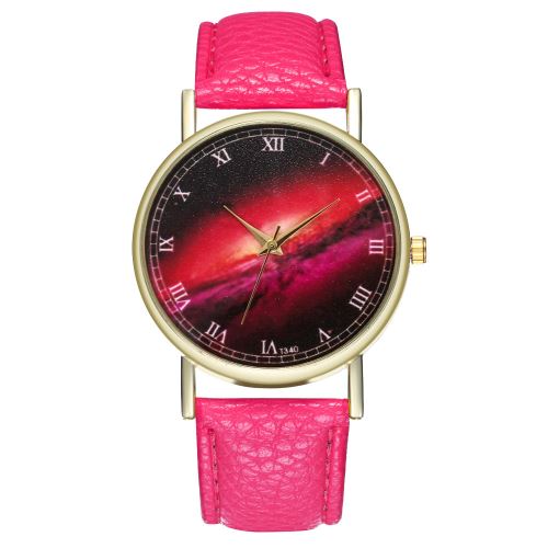Montre Star Tendance Tendance Quartz Montre Pourpre Galaxy T340-ARoseCamine