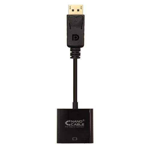 Adaptateur DisplayPort vers SVGA NANOCABLE 10.16.0602 Noir (15 Cm)