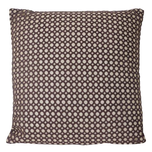 Coussin de d&eacute;coration, or, coussin avec bourrage, marron, effet brillant, 40x40cm